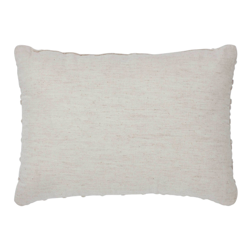 5 Christmas Trees White Throw Pillow 14x10