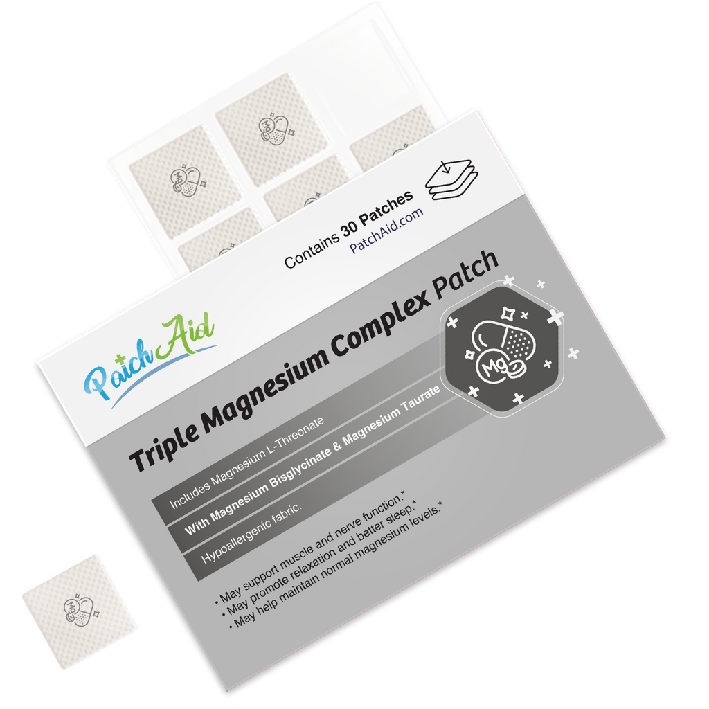 Triple Magnesium Complex Patch - Relaxation & Muscle Support: 1-Pack