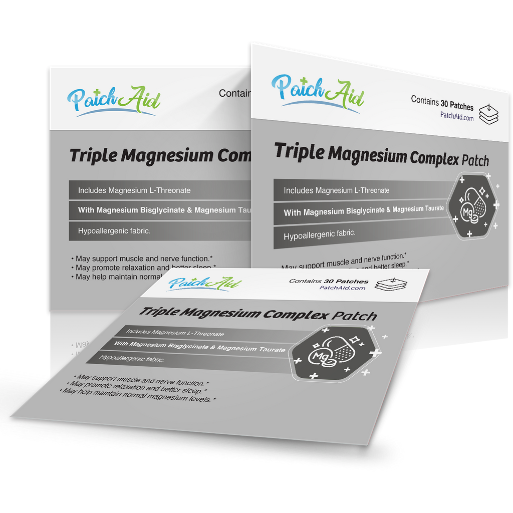 Triple Magnesium Complex Patch - Relaxation & Muscle Support: 1-Pack